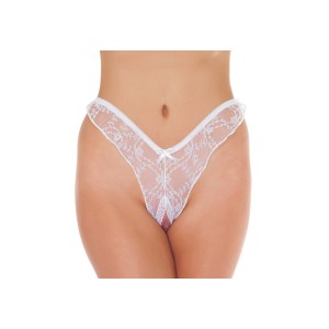 Amorable By Rimba Open Brazilian Slip One Size White