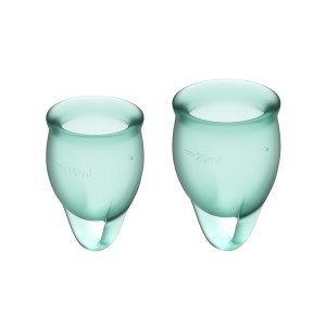 Satisfyer Feel Confident Menstrual Cup (dark Green)