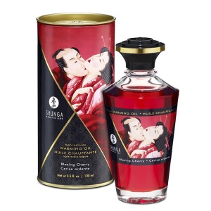 Shunga Warming Oil Blazing Cherry 100 Ml
