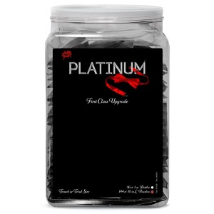 Wet Platinum Silicone 144 X 10ml. In Counter Bowl Display