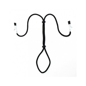 Rimba Nipple Clamps. With Penis / Testicle Cord