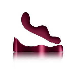 Rocks-off Ruby Glow Blush Sit-on Vibrator With Remote Control Red