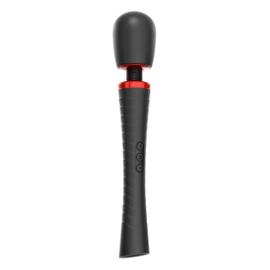 Man.wand Man.wand Xtreme Wand Vibrator With Attachments Black