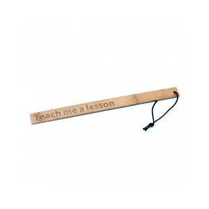 Rimba Teach Me A Lesson Bamboo Ruler