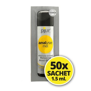 Pjur Analyse Me Silicone-based Lubricant 50 Sachets Of 1.5 Ml