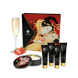 Shunga Geisha Secret Kit Sparkling Wine Strawberry