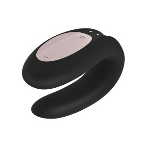 Satisfyer Double Joy Black  / Incl. Bluetooth And App