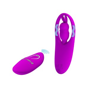 Pretty Love Wild Rabbit Clitoral Stimulator With Remote Control Pink