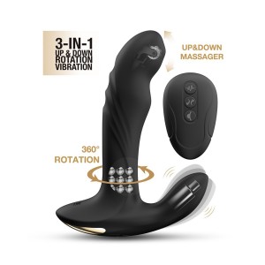 Dorcel Multi P-joy Prostate Massager With Remote Control Black