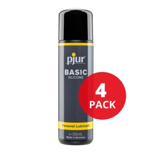 Pjur Basic Silicone-based Lubricant 250 Ml (4 Pieces)