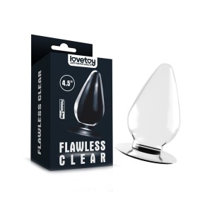 Lovetoy Flawless Clear Anale Plug 4.5/ 12 Cm  Transparant