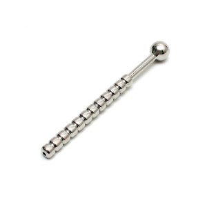 Rimba Ribbed Urethral Plug Hollow Ø 10 Mm