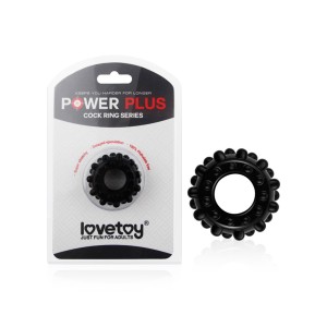 Lovetoy Power Plus Flexibele Cock Ring Zwart