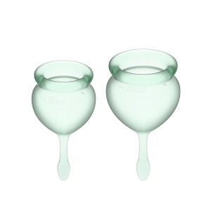 Satisfyer Feel Good Menstrual Cup (light Green)