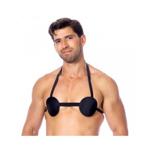 Rimba Male Nipple Harness With Nails Inside
