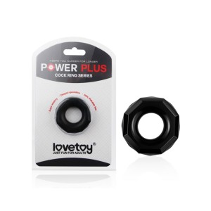 Lovetoy Power Plus Flexibele Cock Ring Zwart