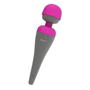 Palmpower Palmpower Wand Massager Grey & Pink