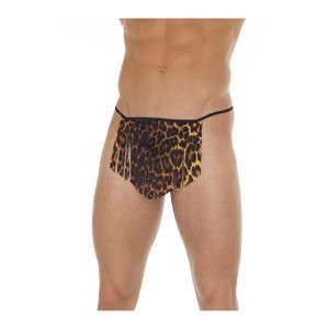 Amorable By Rimba Jungle Thong One Size Leopard Print