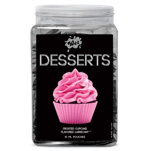 Wet Desserts Frosted Cupcake 144 X 10ml. Pouch In Counter Bowl Display