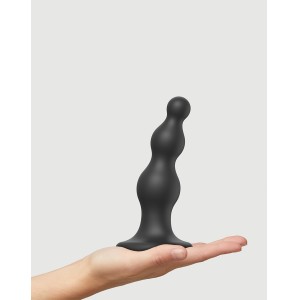 Strap-on-me Dildo Plug Beads Size M Black