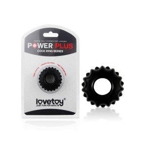 Lovetoy Power Plus Flexibele Cock Ring Zwart