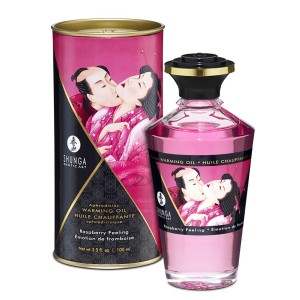 Shunga Warming Oil Raspberry Feeling 100 Ml