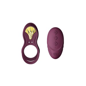 Zalo Bayek Cockring Vibrator (with Remote Control) Purple