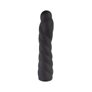 Rimba Latex Play Exchangeable Dildo For Strap-on Black