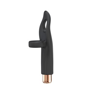 Love To Love Vibrating Tickle Me Finger Vibrator Black