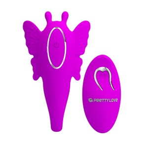 Pretty Love Chimera Couple Vibrator With Remote Control Pink