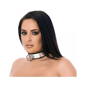 Rimba Leather Collar With Metal And Padlock