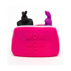 Happy Rabbit Storage Case Small Pink