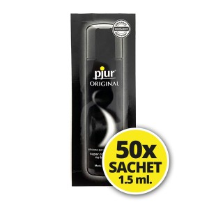 Pjur Original Silicone-based Lubricant 50 Sachets Of 1.5 Ml