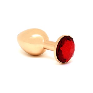 Rimba Gold Butt Plug Small With Cristal (unisex)