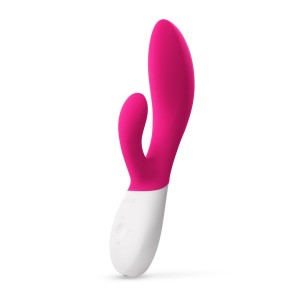 Lelo Ina Wave 2 Rabbit Vibrator Cerise