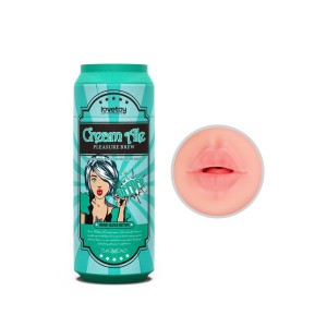 Lovetoy Pleasure Brew Cream Ale Mouth Masturbator Green & Nude