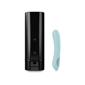Kiiroo Couple Set Of Masturbator Onyx+ And G-spot Vibrator Pearl 2+ Black & Turquoise