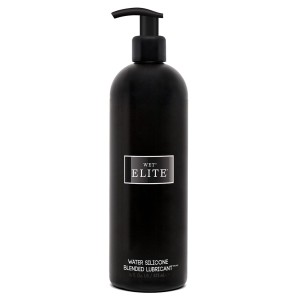 Wet Elite Black Water Silicone Blend 475ml. With Pump