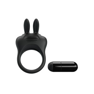 Pretty Love Davion Cockring Vibrator Black
