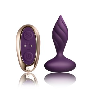 Rocks-off Petite Sensations Desire Anal Vibrator With Remote Control Purple