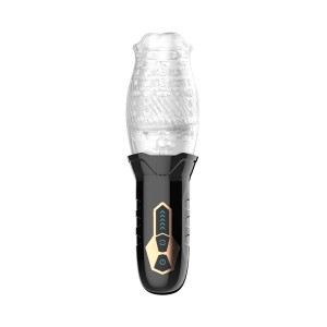 Rimba Toys – Orgastobator 01 – Male Masturbator – Black & Transparent
