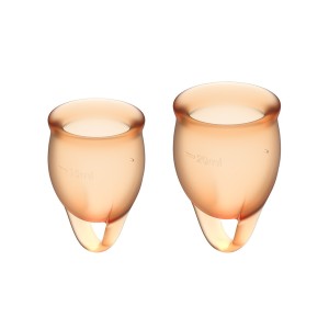 Satisfyer Feel Confident Menstrual Cup (orange)