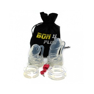 Bon4 Plus Silicone Male Chastity Device Set 2 Pieces
