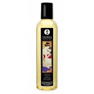 Shunga Massage Oil Romance Strawberry Wine 250 Ml.