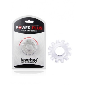 Lovetoy Power Plus Flexibele Cock Ring Transparant