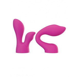 Palmpower Palmsensual 2 Attachments For Wand Vibrator Pink