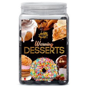 Wet Warming Desserts Assorted 36 X 30ml. Counter Bowl Display