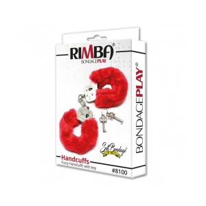 Rimba Police Handcuffs With Red Fur