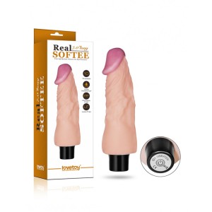 Lovetoy Vibrating Real Softee 7 / 18 Cm Realistische Vibrerende Dildo Nude