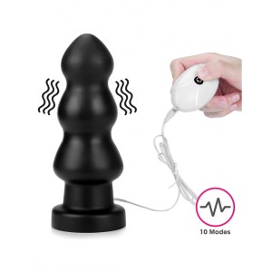Lovetoy King Size Vibrating Anal Rigger 7.8 / 19.8 Cm Zwart